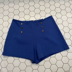 Zara blue shorts